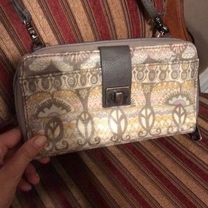 Sak roots wallet with strap